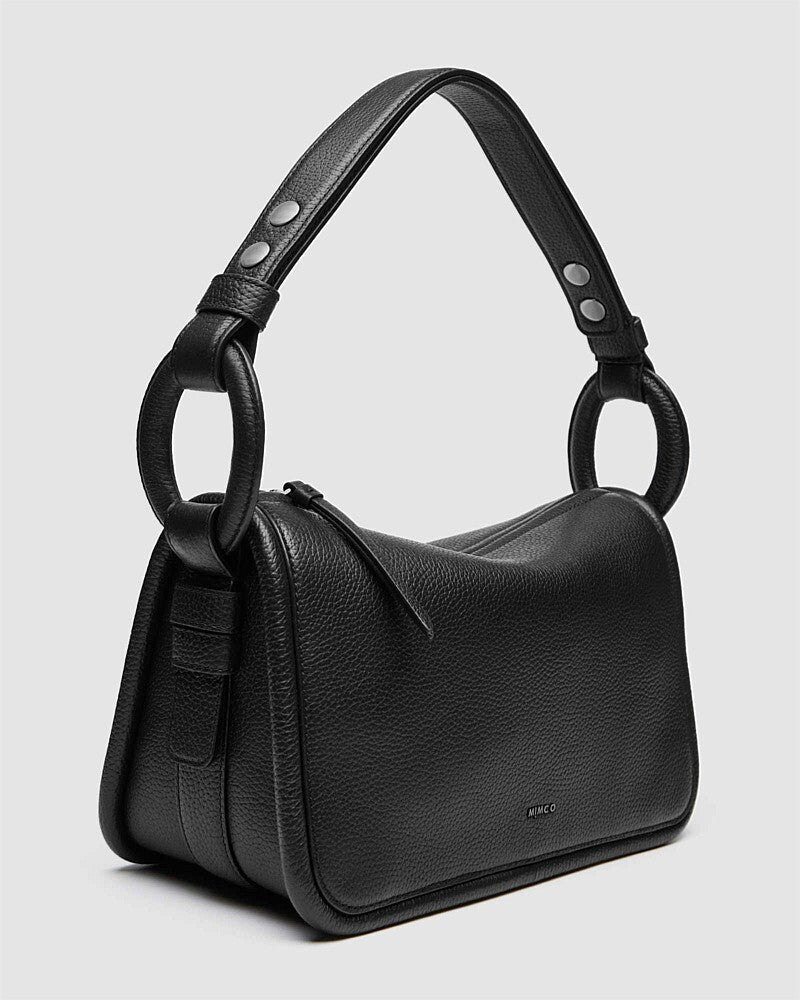 MIMCO Contort Large Shoulder Bag - Black - RRP $450.00 - 100% Genuine