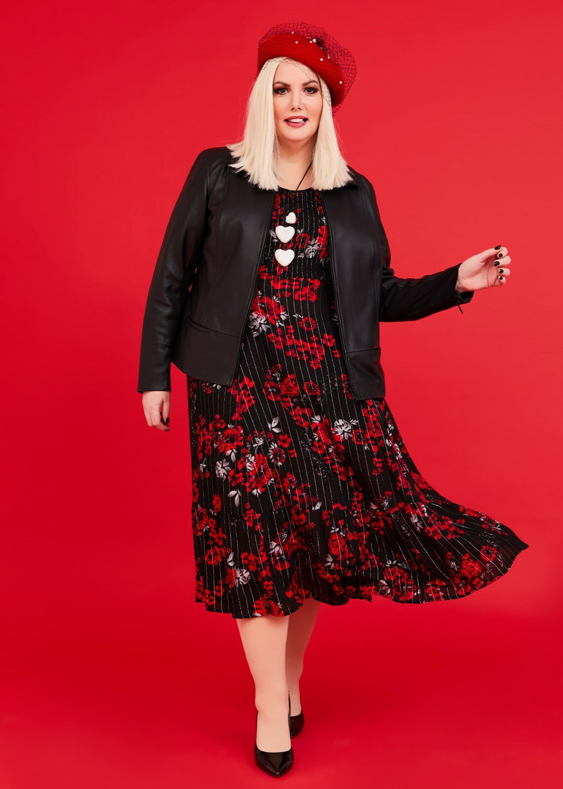 TAKING SHAPE Lurex Stripe Natural Dress - size 20 - RRP $179.95