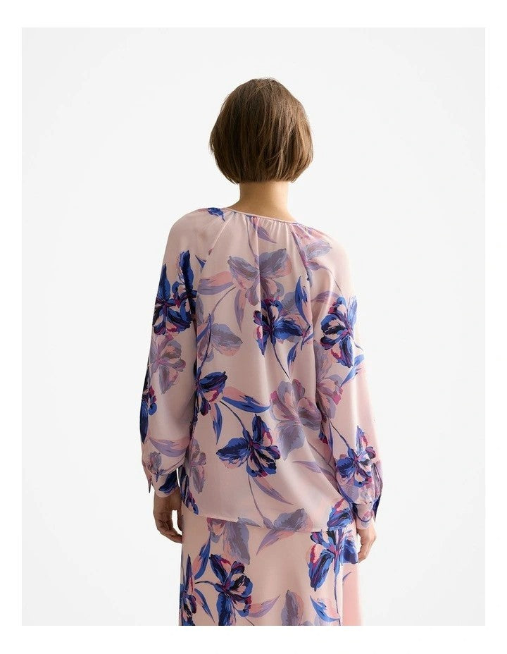 COUNTRY ROAD Trenery Silk Floral  Midi Skirt - sizes 10/12/14 - RRP $299