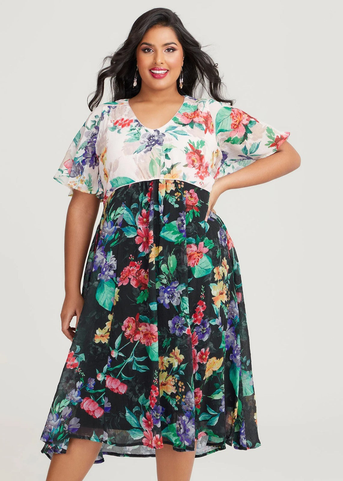 TAKING SHAPE Emily Floral Event Dress in Floral - size 24 - RRP $199.95