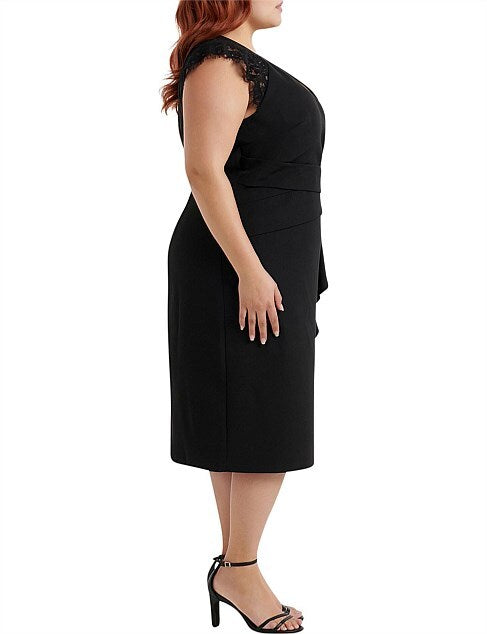 FOREVER NEW Pippa Curve Midi Dress - sizes 16 & 22 - RRP $149.99