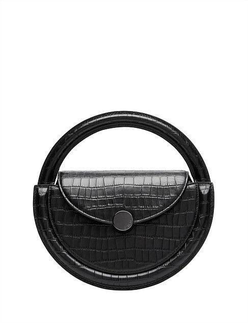 MIMCO Mod Circle Crossbody Bag - Black - RRP $499.00 - 100% Genuine