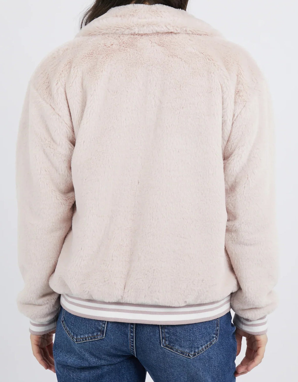 FOXWOOD Nora Bomber Jacket - Soft Pink - sizes Small/Medium/Large - RRP  $149.95