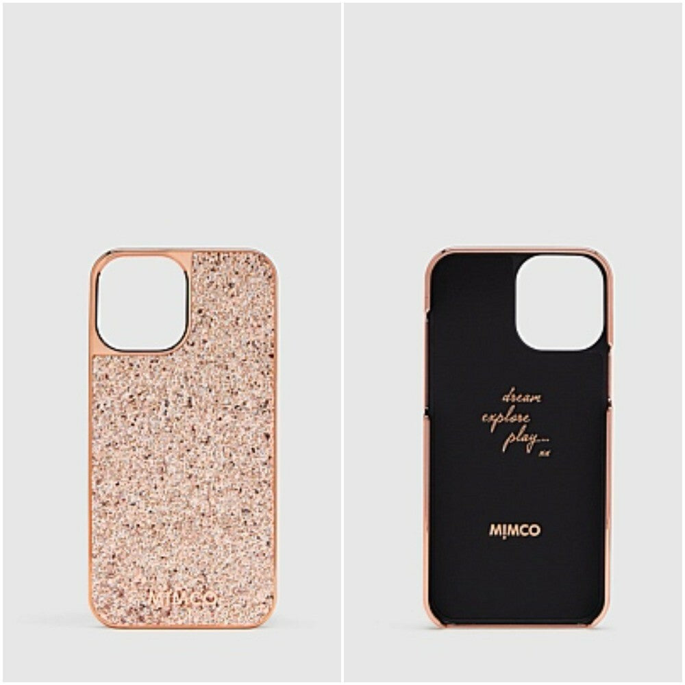 MIMCO Glitz Hard Case for IPHONE 12 / 12 PRO - Almond -RRP $89.95 - 100% Genuine