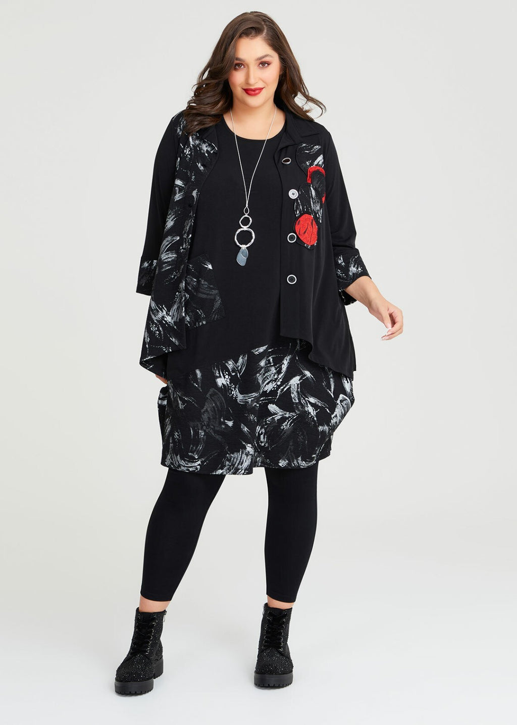 TAKING SHAPE Ignite Luna & Rib Cardigan - sizes 18 & 24 - RRP $159.95