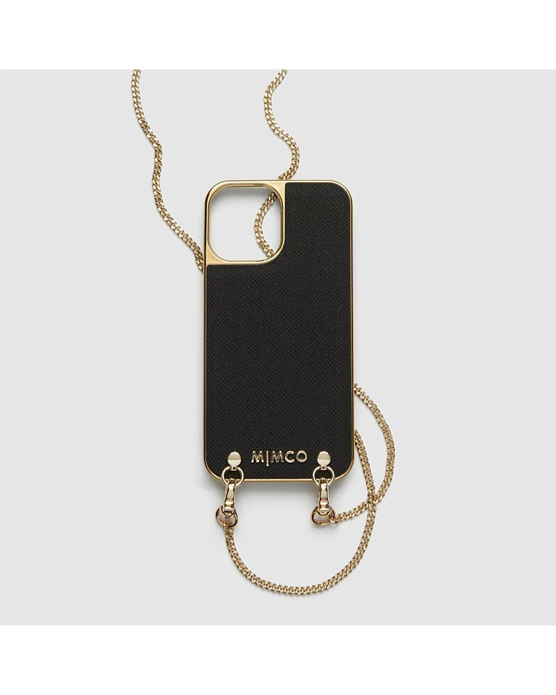 MIMCO Classico Cross Body IPHONE 12 & 12 PRO - Black - RRP $129 - 100% Genuine