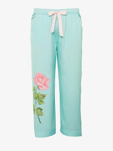 NWT - PETER ALEXANDER Blooming Rose Satin PJ Pants -size 3+ (24/26)- RRP $89.95
