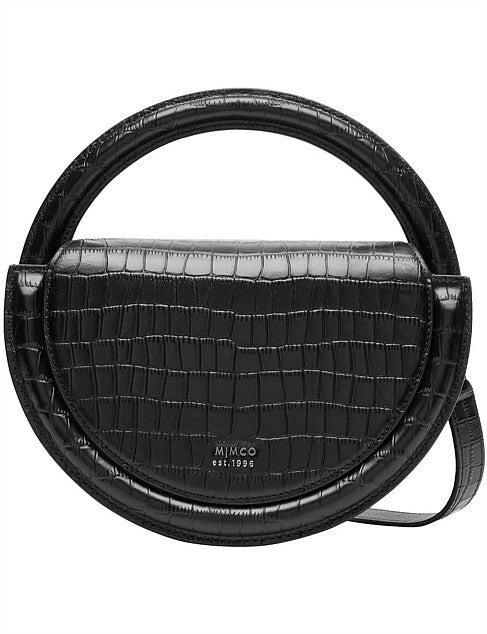 MIMCO Mod Circle Crossbody Bag - Black - RRP $499.00 - 100% Genuine