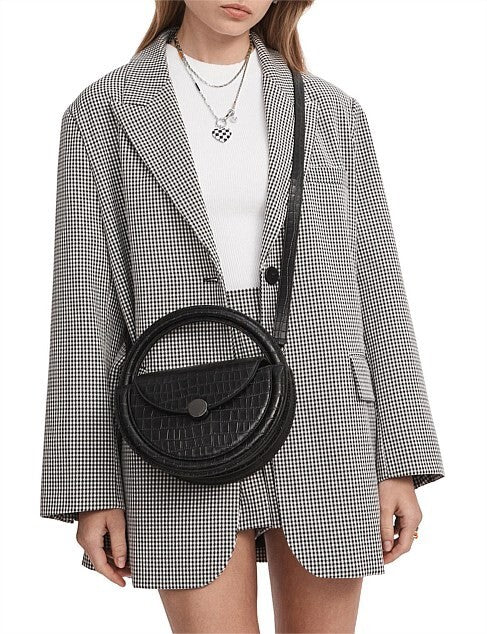 MIMCO Mod Circle Crossbody Bag - Black - RRP $499.00 - 100% Genuine