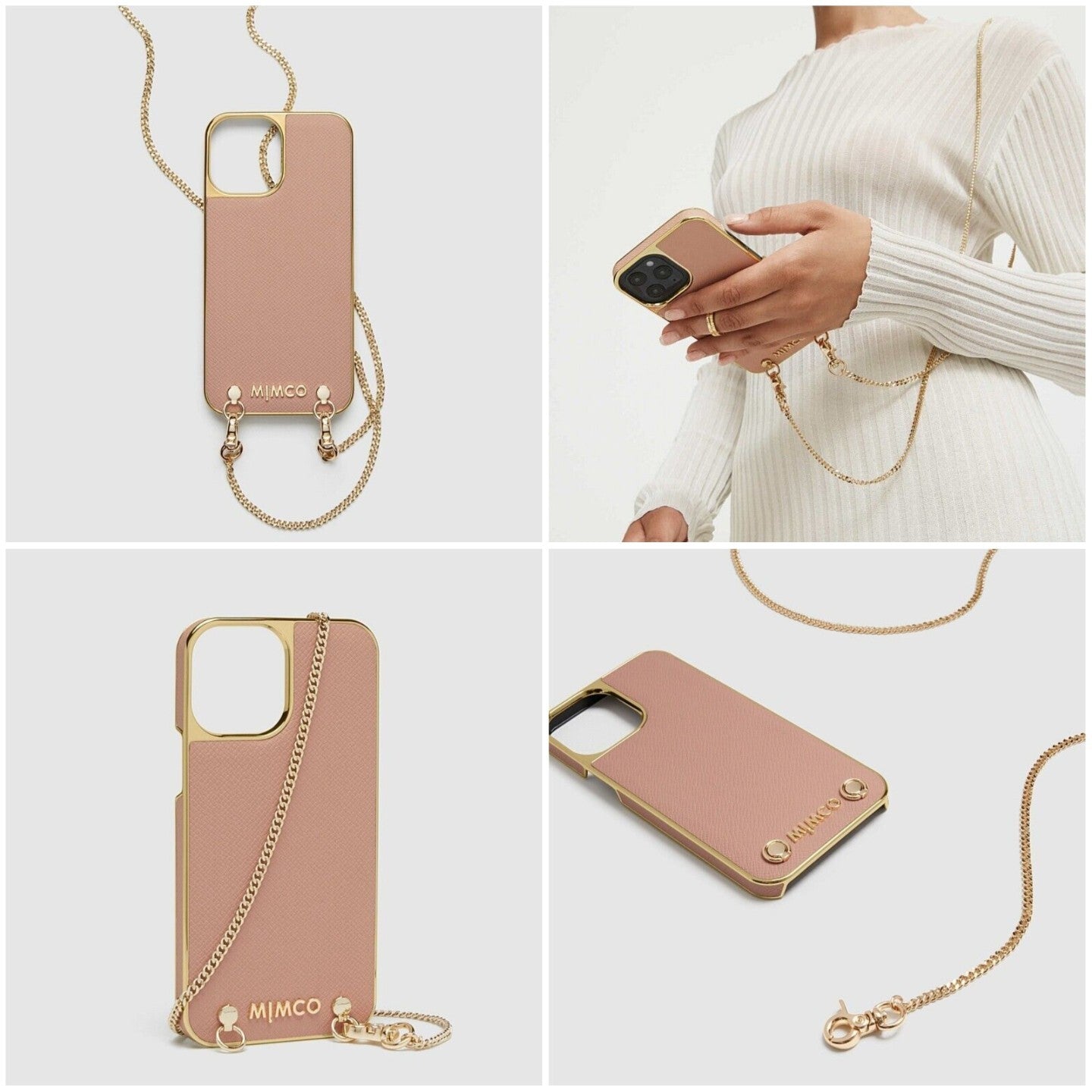 MIMCO Classico Cross Body IPHONE 13 & 13 PRO - Almond - RRP $129 - 100% Genuine