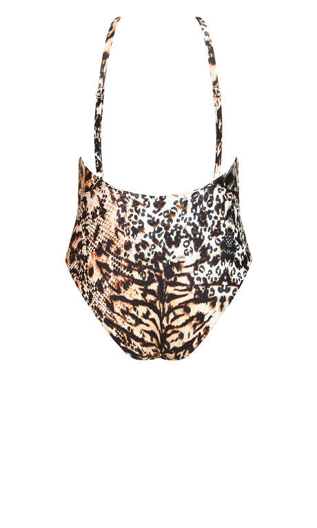 CITY CHIC Animal Print Swimwear / Bathers / 1 pce- sizes M, L, XL -RRP $119.95