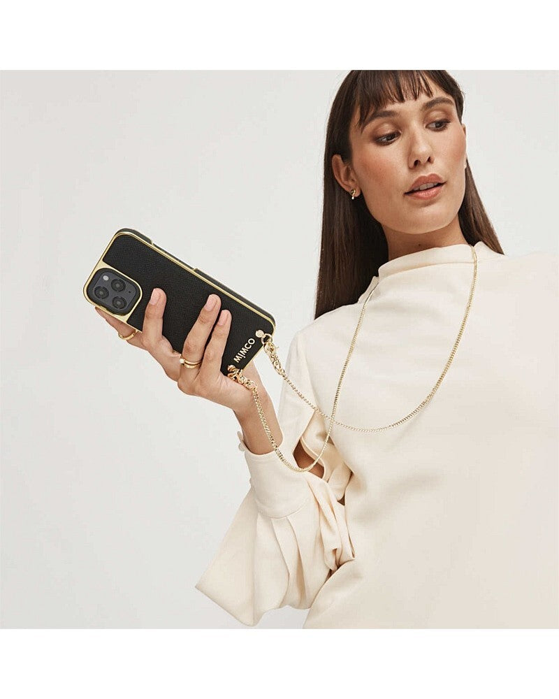 MIMCO Classico Cross Body IPHONE 12 & 13 PRO MAX - Black -RRP $129 -100% Genuine