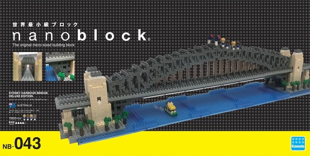 NANOBLOCK - Sydney Harbour Bridge - Deluxe Edition - 1510 + pieces