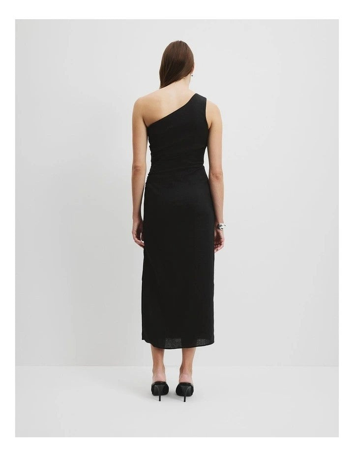 COUNTRY ROAD Organically Grown Linen Asymmetric Dress -size 8 & 14 -RRP  $229.00