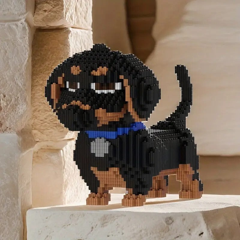 DACHSHUND - SAUSAGE DOG Building Blocks Set  - 3100+ pieces