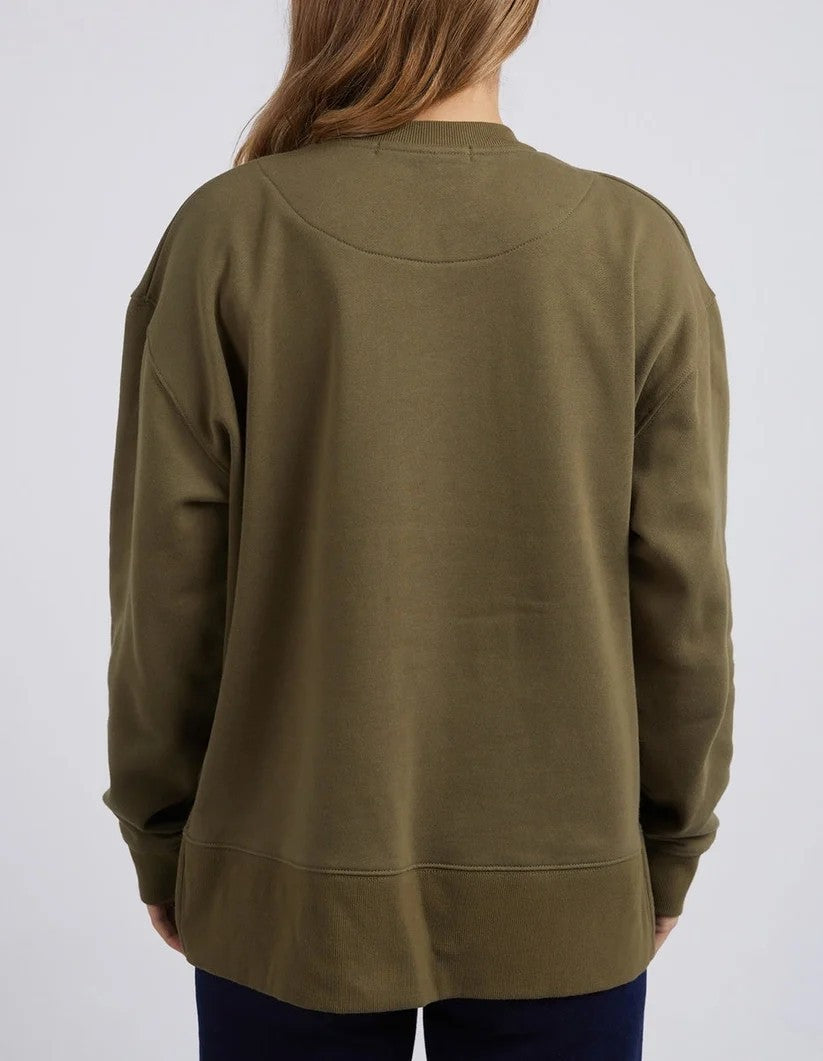 FOXWOOD Carnation Crew Sweatshirt - Cypress  - sizes 10/12/14 - RRP  $89.95