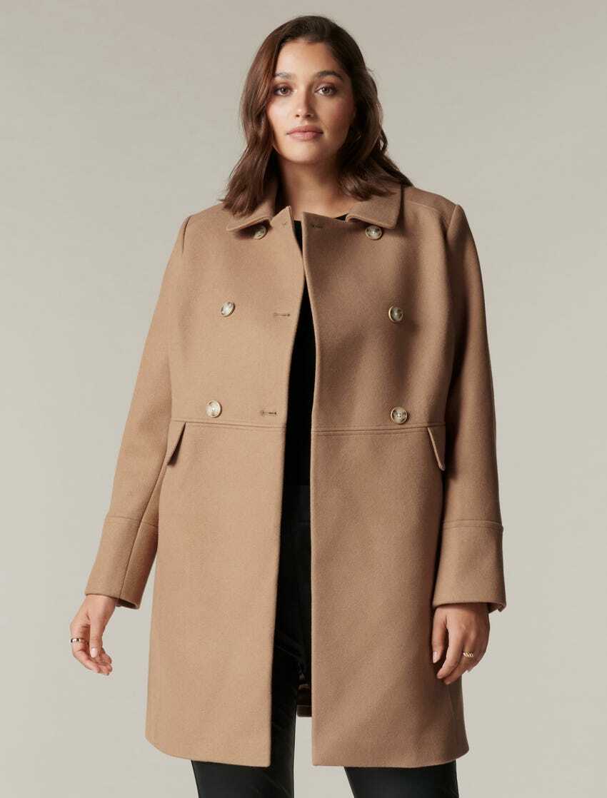 FOREVER NEW Montana Curve Dolly Coat - sizes 16 / 18 / 20 / 22 - RRP $179.99