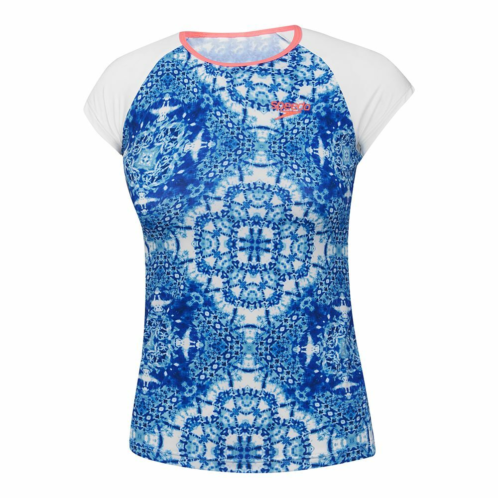 NWT SPEEDO Girls Boho Rashie / Rash Vest - size 6 years