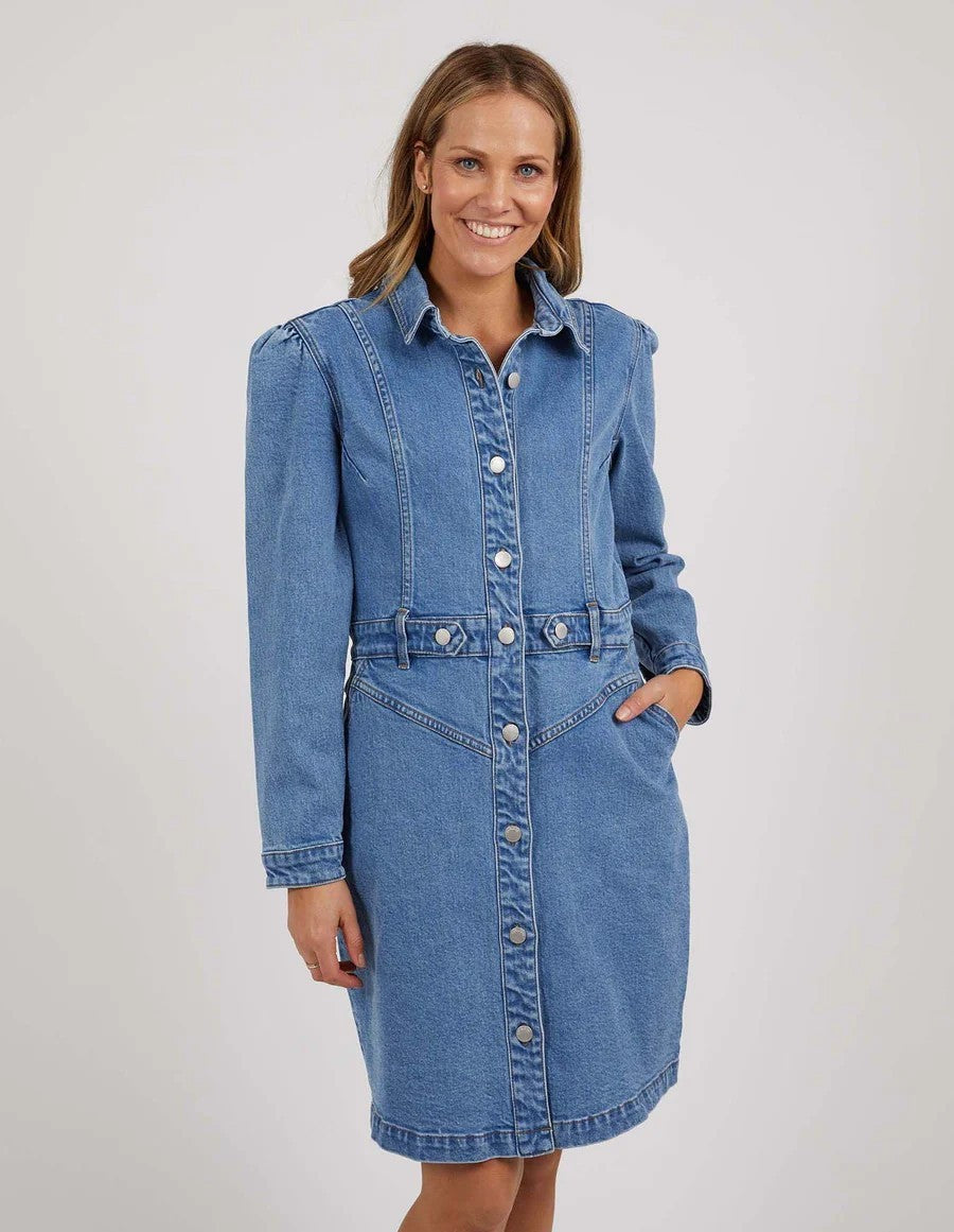 FOXWOOD Charlotte Denim Dress - sizes 12/14/16 - RRP  $149.95