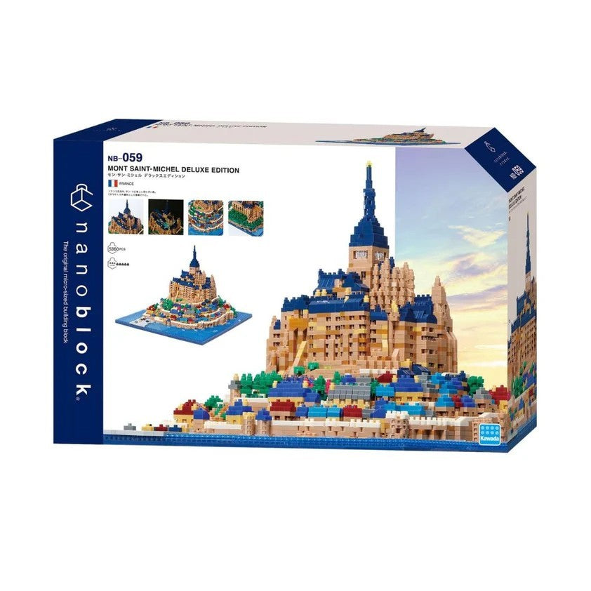 NANOBLOCK -Mont Saint-Michel - Deluxe Edition - 5360 + pieces