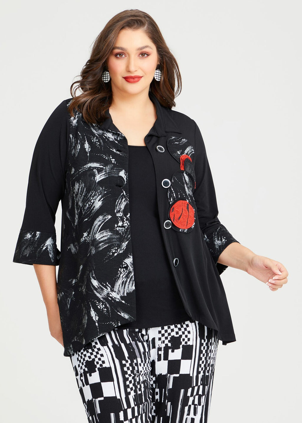 TAKING SHAPE Ignite Luna & Rib Cardigan - sizes 18 & 24 - RRP $159.95