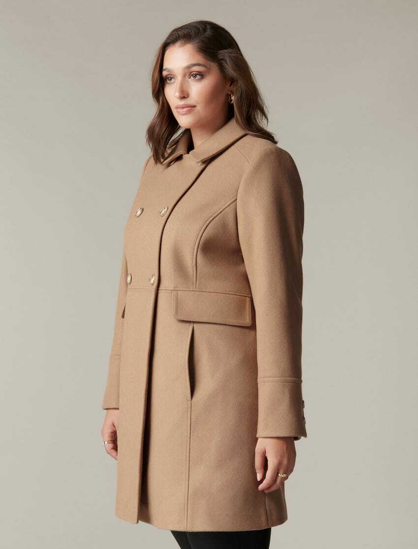 FOREVER NEW Montana Curve Dolly Coat - sizes 16 / 18 / 20 / 22 - RRP $179.99