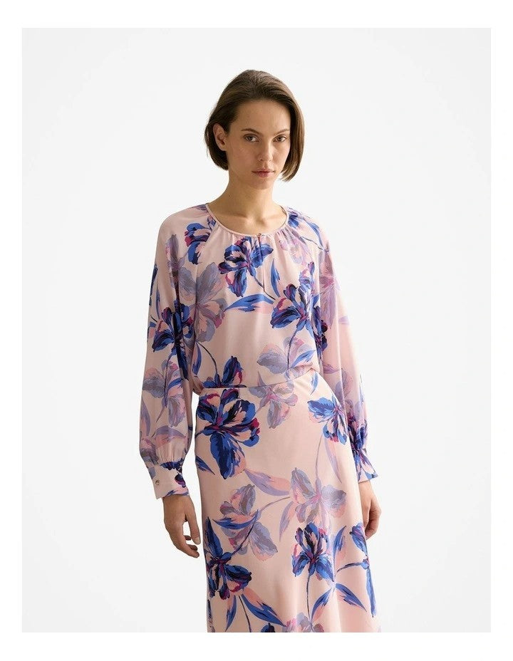 COUNTRY ROAD Trenery Silk Floral  Raglan Blouse - sizes 10/12/14 - RRP $249