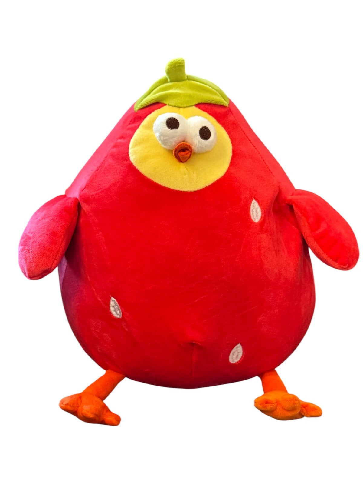 DUNDUN Dun Dun Strawberry Chicken Plush Toy - 34 cm - Miniso