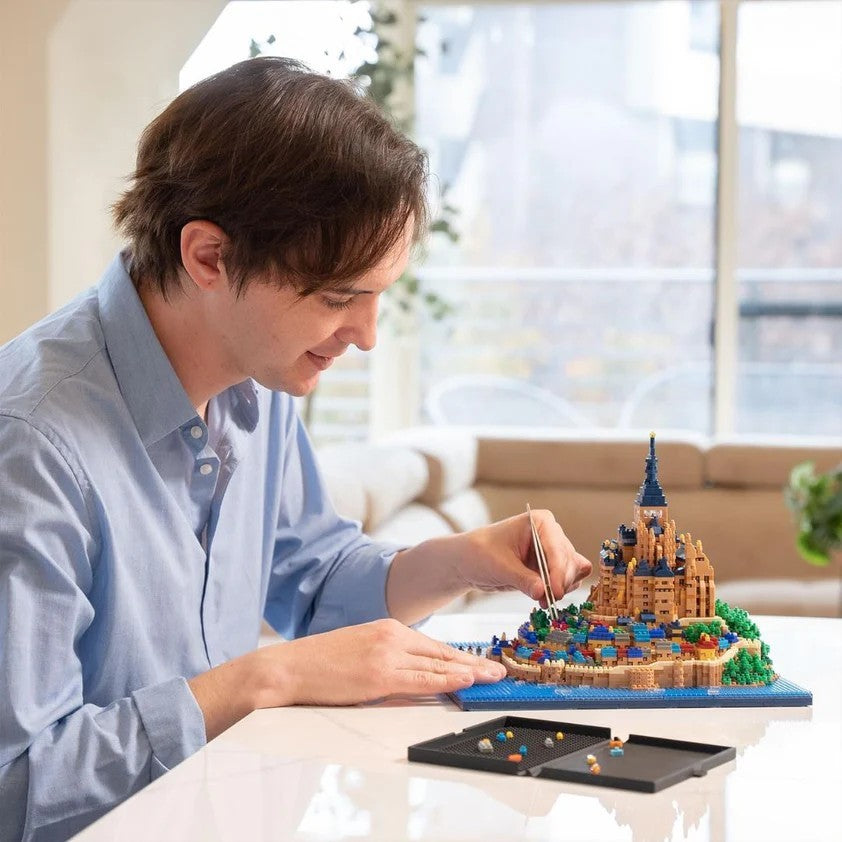 NANOBLOCK -Mont Saint-Michel - Deluxe Edition - 5360 + pieces