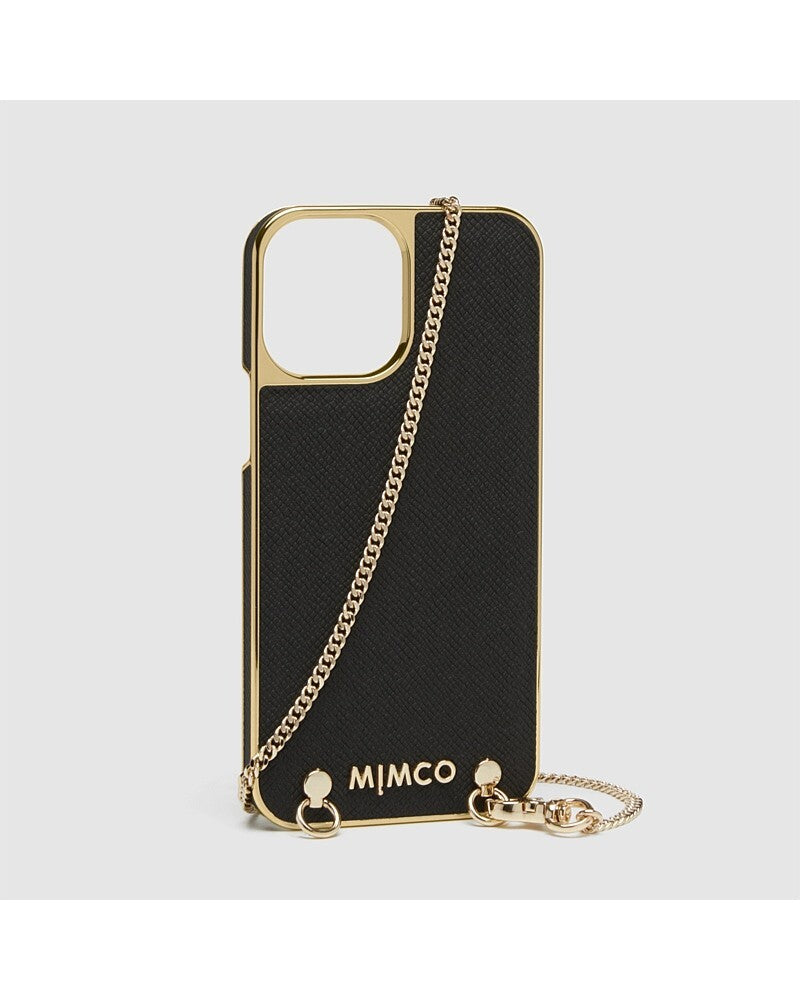 MIMCO Classico Cross Body IPHONE 12 & 12 PRO - Black - RRP $129 - 100% Genuine