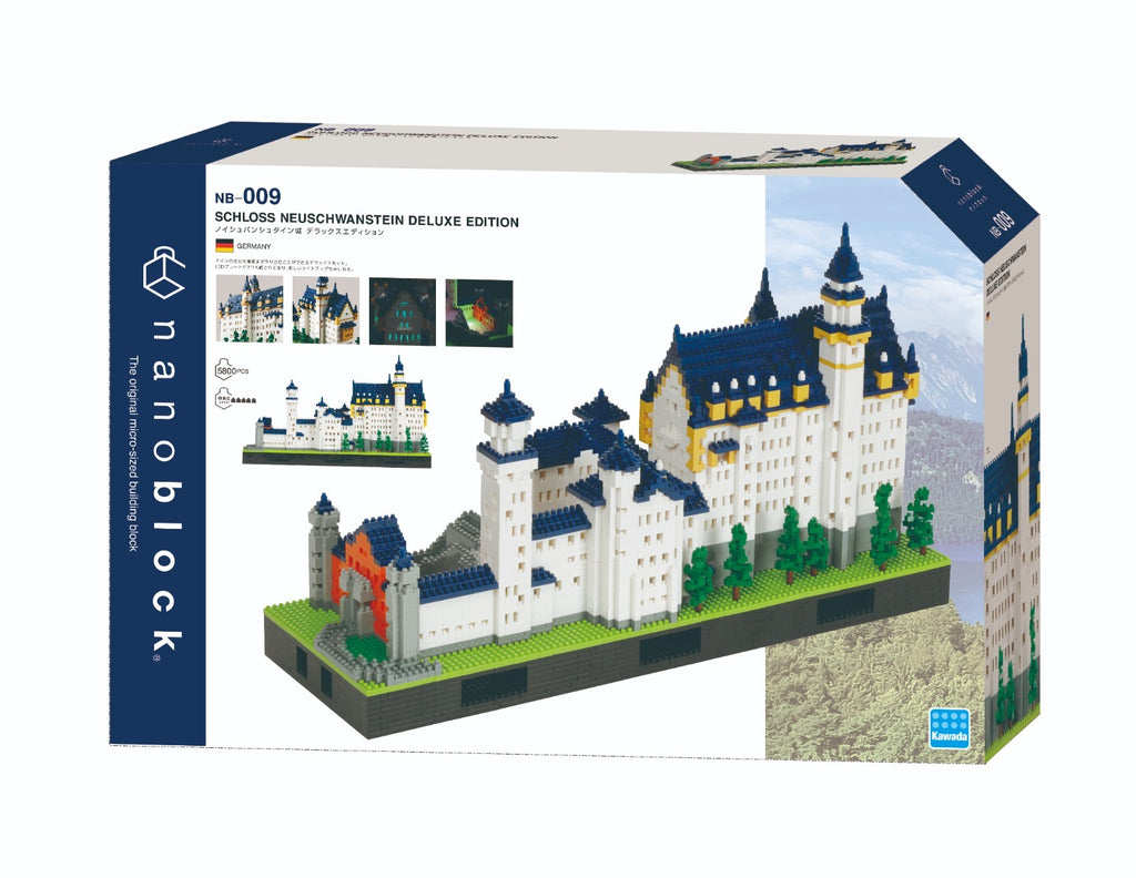 NANOBLOCK -Schloss Neuschwanstein - Deluxe Edition - 5800 + pieces
