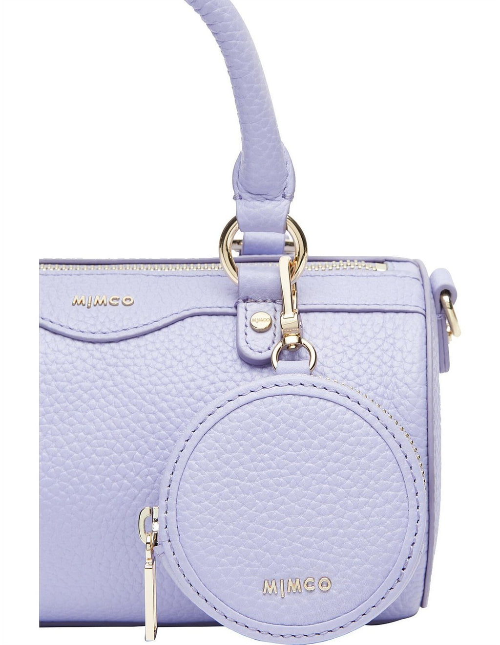 MIMCO Jett Cylinder Crossbody Bag - Lavender - RRP $349.00 - 100% Genuine