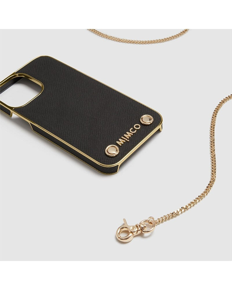 MIMCO Classico Cross Body IPHONE 12 & 12 PRO - Black - RRP $129 - 100% Genuine
