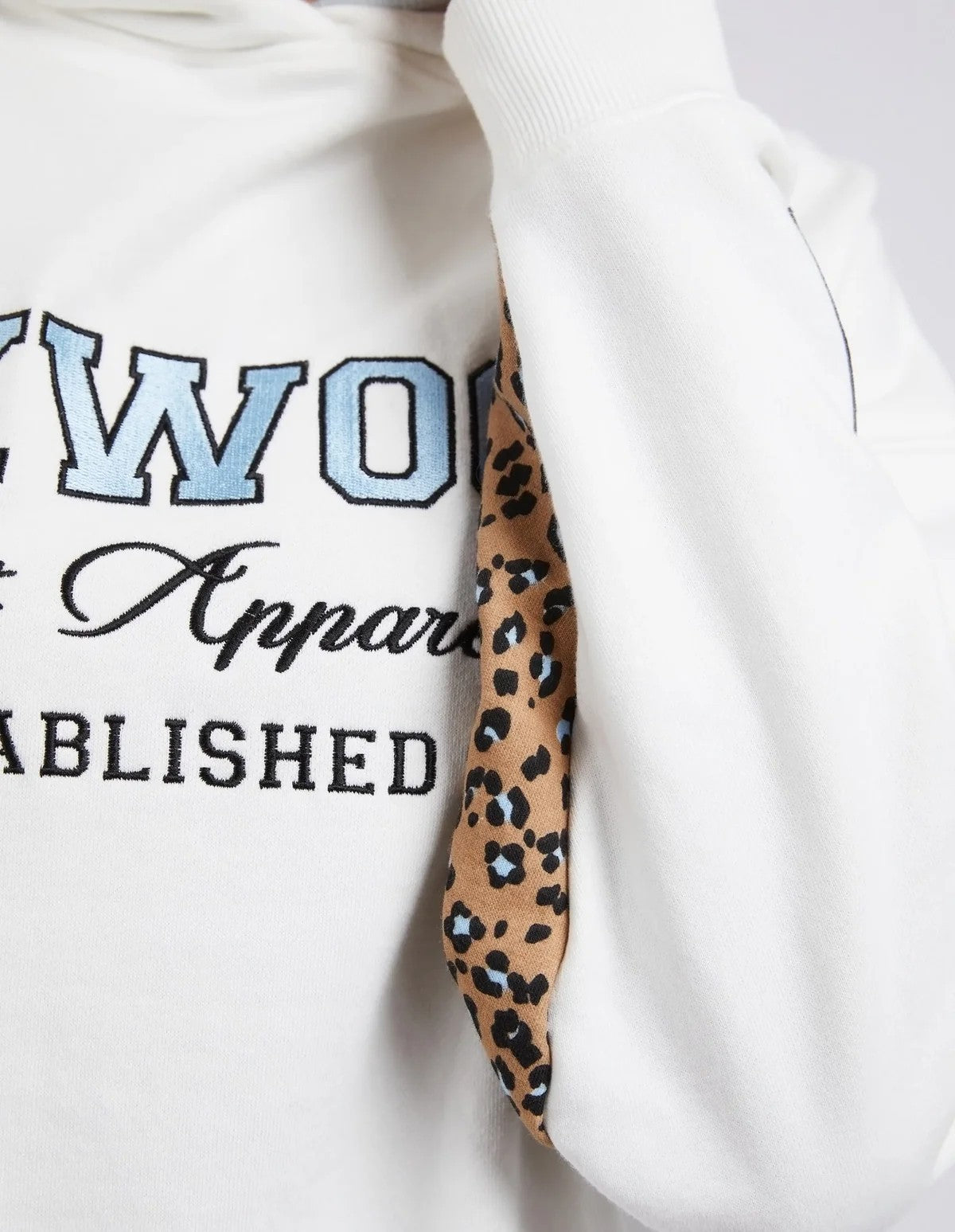 FOXWOOD Established Hoodie - Vintage White - size 8 - RRP  $99.95