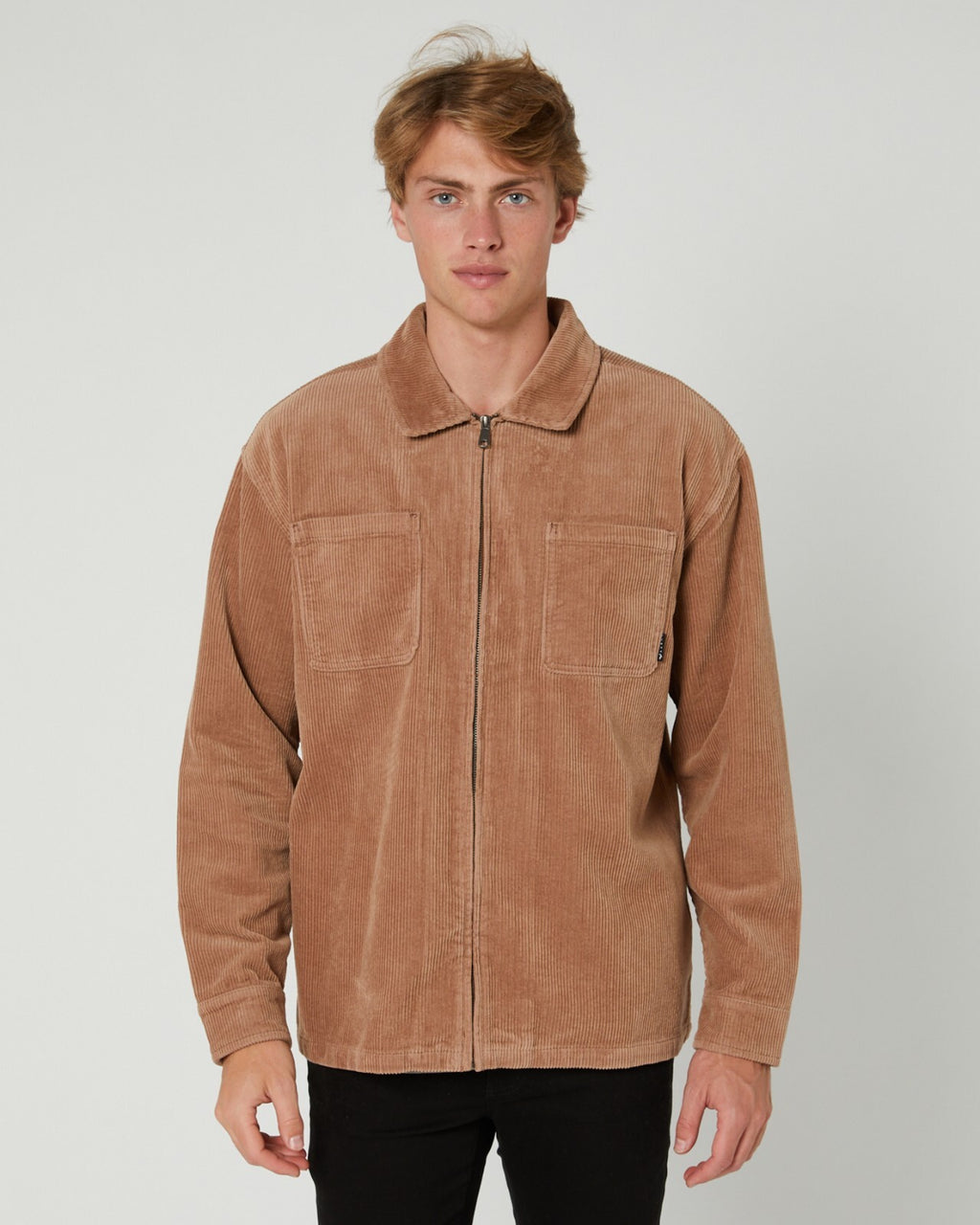RUSTY Coup Cord Mens LS Overshirt - sizes M & XL & XXL - RRP $99.99