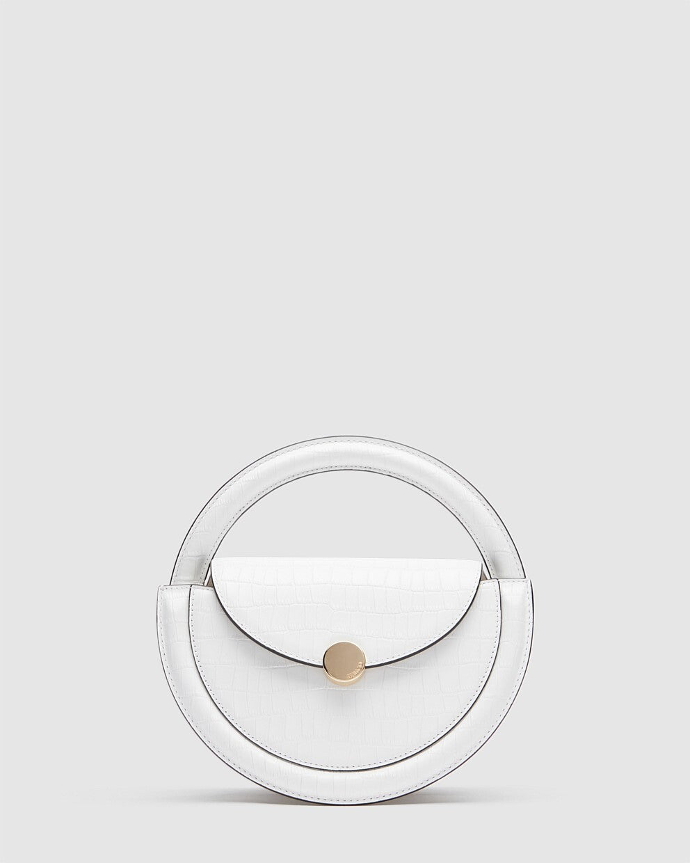 MIMCO Mod Circle Crossbody Bag - White - RRP $499.00 - 100% Genuine