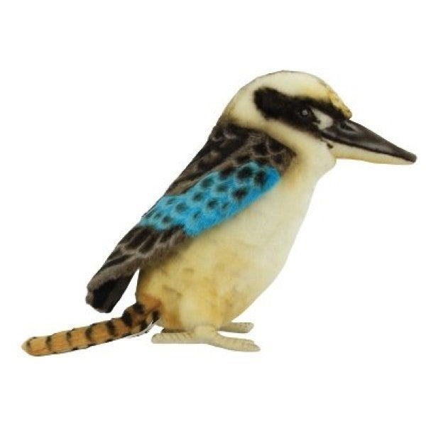 HANSA - Blue Wing Kookaburra - 23cm - Realistic Plush Soft Toy