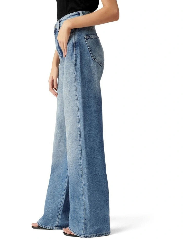 FOREVER NEW Anna High Rise 90s Straight Jeans - size 12 & 14 - RRP $89.99