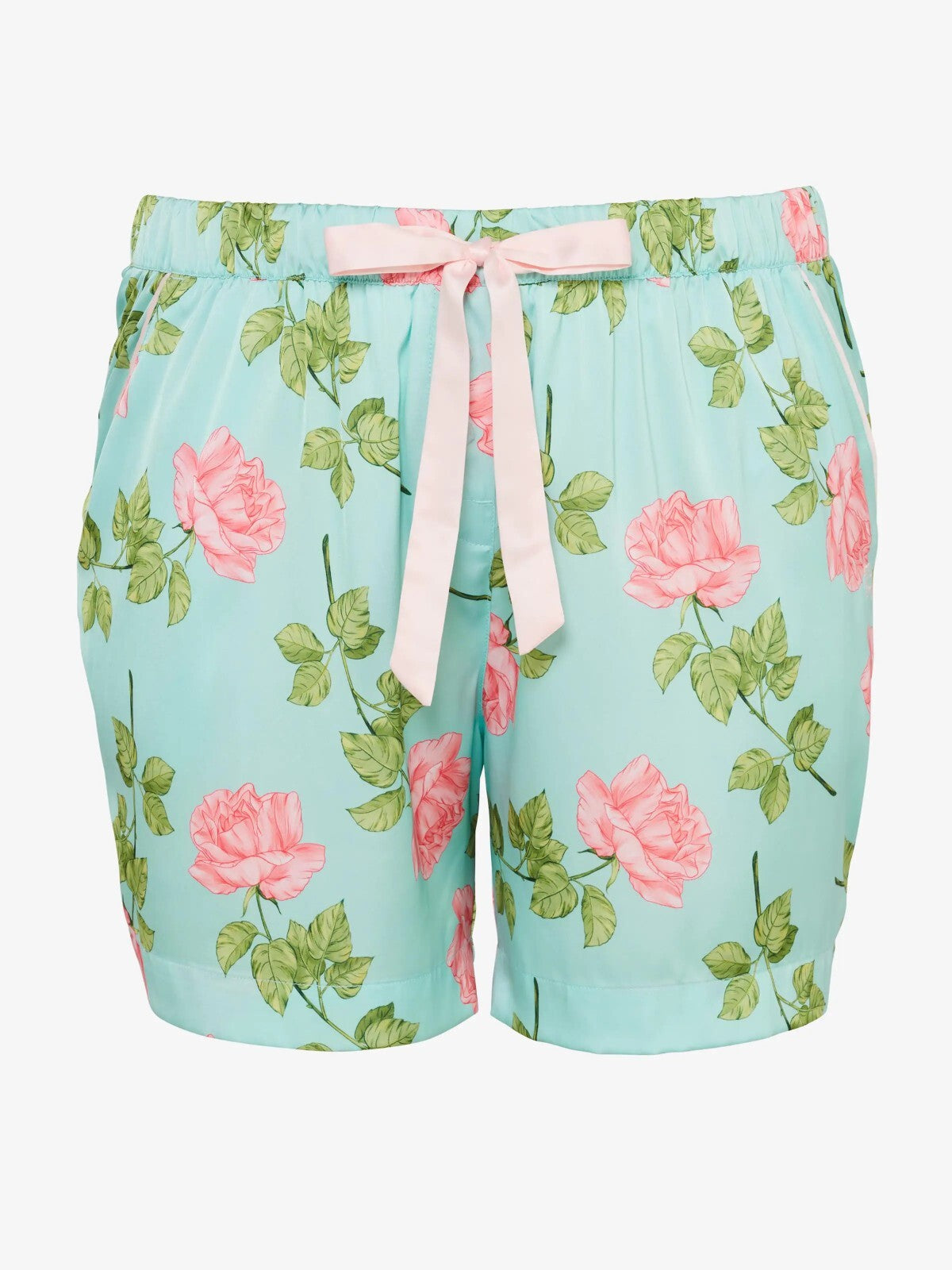 NWT - PETER ALEXANDER Blooming Rose Satin PJ Shorts -size 3+ (24/26)- RRP $69.95