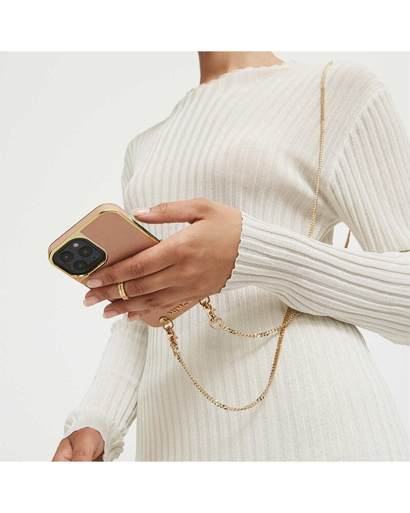 MIMCO Classico Cross Body IPHONE 12 & 12 PRO - Almond - RRP $129 - 100% Genuine