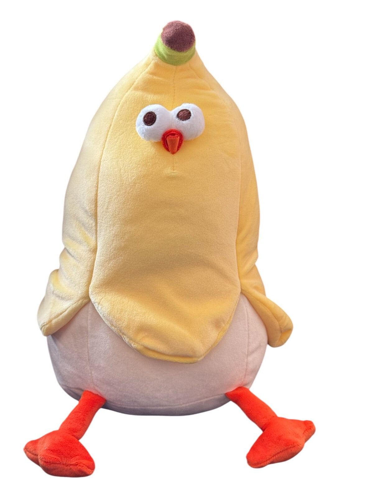 DUNDUN Dun Dun Banana Chicken Plush Toy - 35cm - Miniso