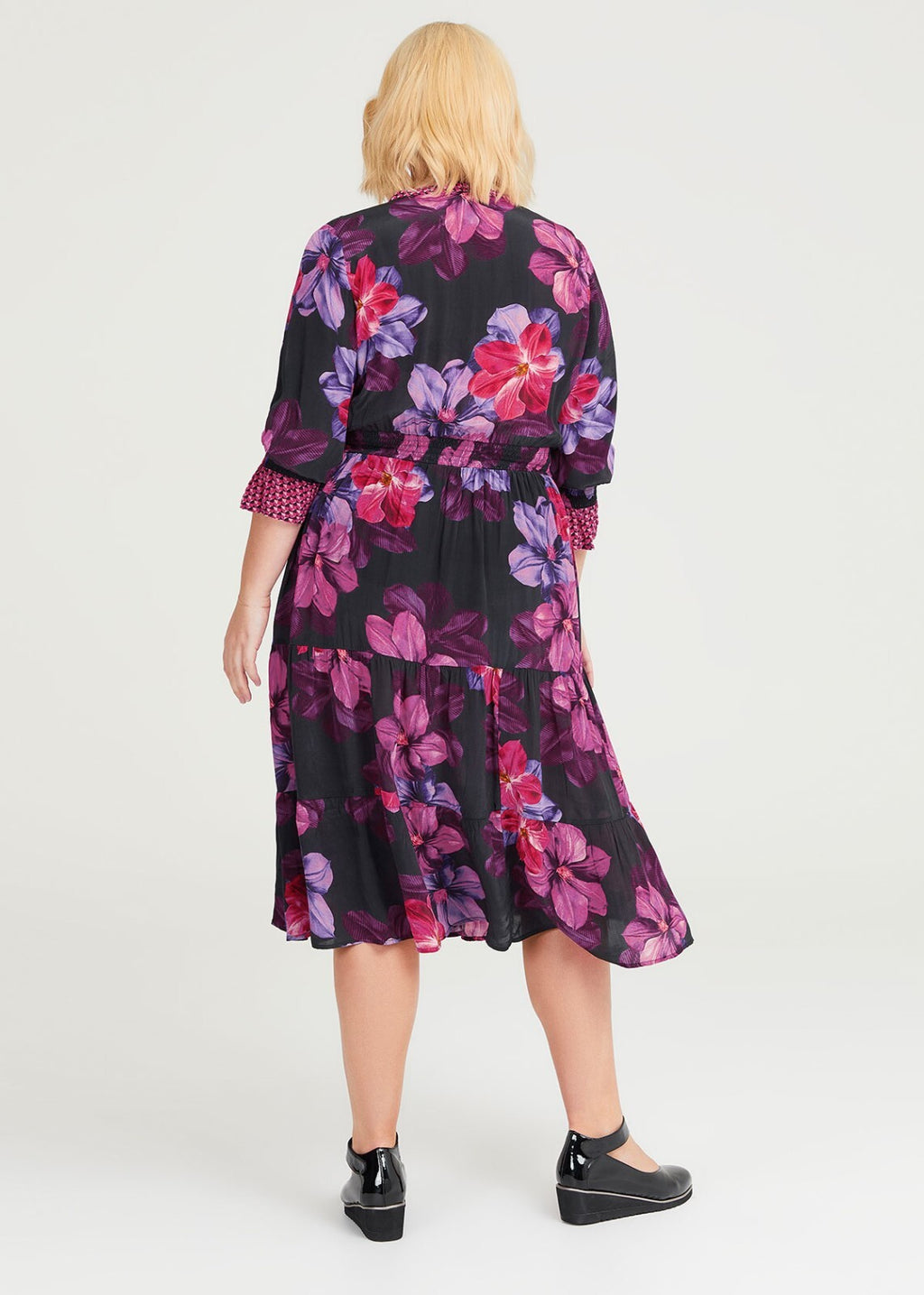 TAKING SHAPE Natural Magenta Haze Dress - size 16 & 22 - RRP $179.95